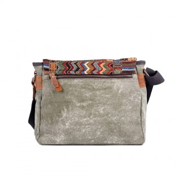 Женская сумка через плечо Aeon с орнаментом хаки фото