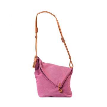 Женская сумка через плечо Air розовая фото