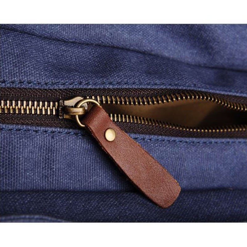 Женская городская сумка-тоут Carabo синяя - 7 фото