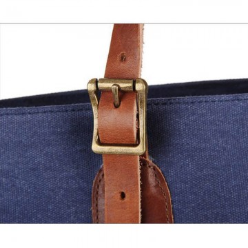 Жіноча міська сумка-тоут Carabo синя фото