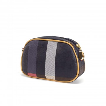 Жіноча сумочка-клатч Grace синьо-бежева фото