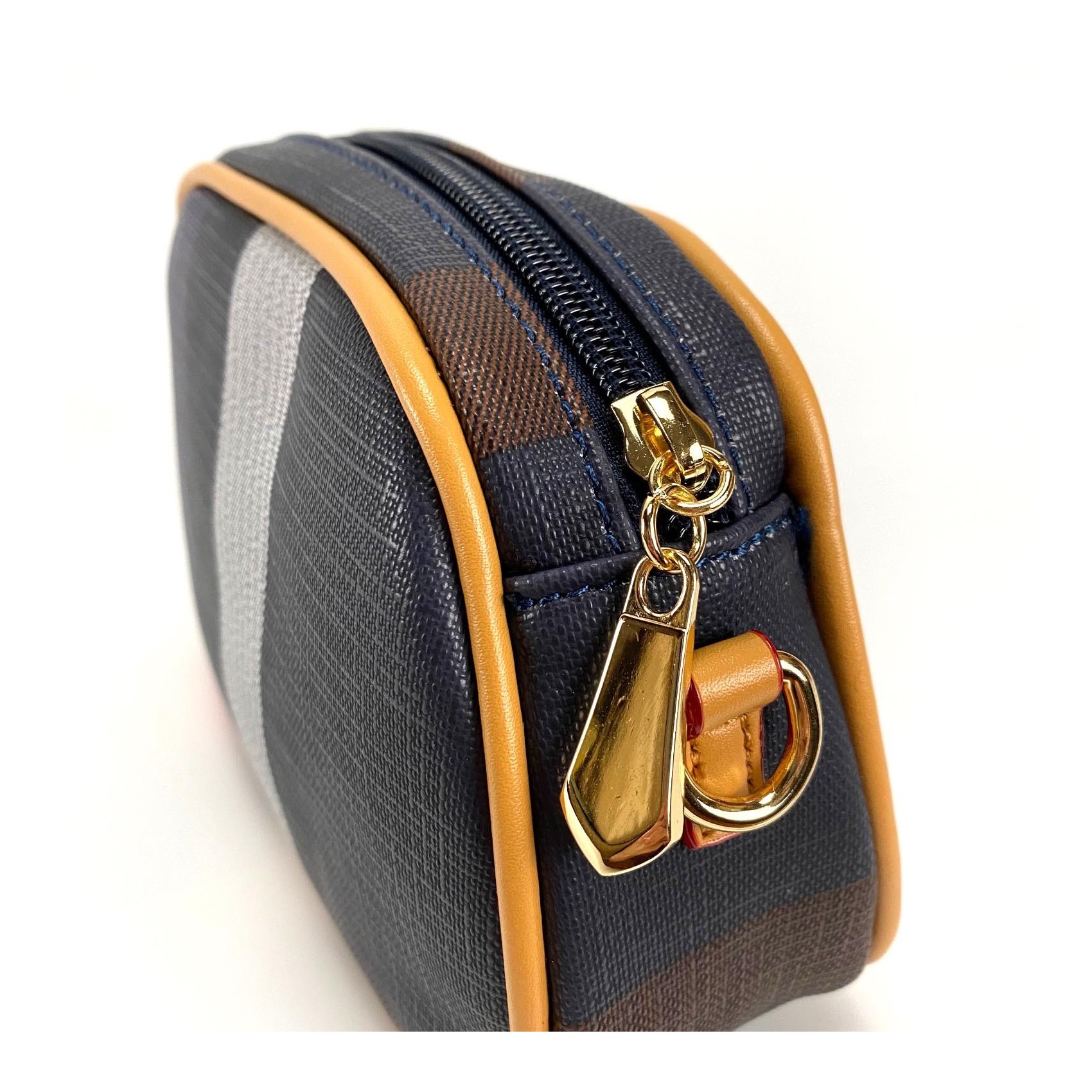 Жіноча сумочка-клатч Grace синьо-бежева