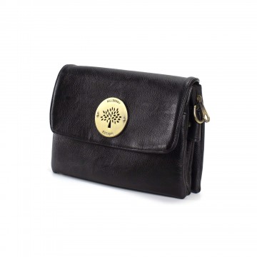 Женская сумка-клатч Mull Holly черная фото