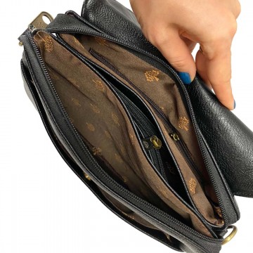 Женская сумка-клатч Mull Holly черная фото