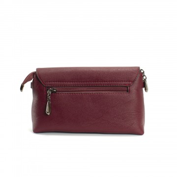 Жіночий клатч Emma бордовий фото