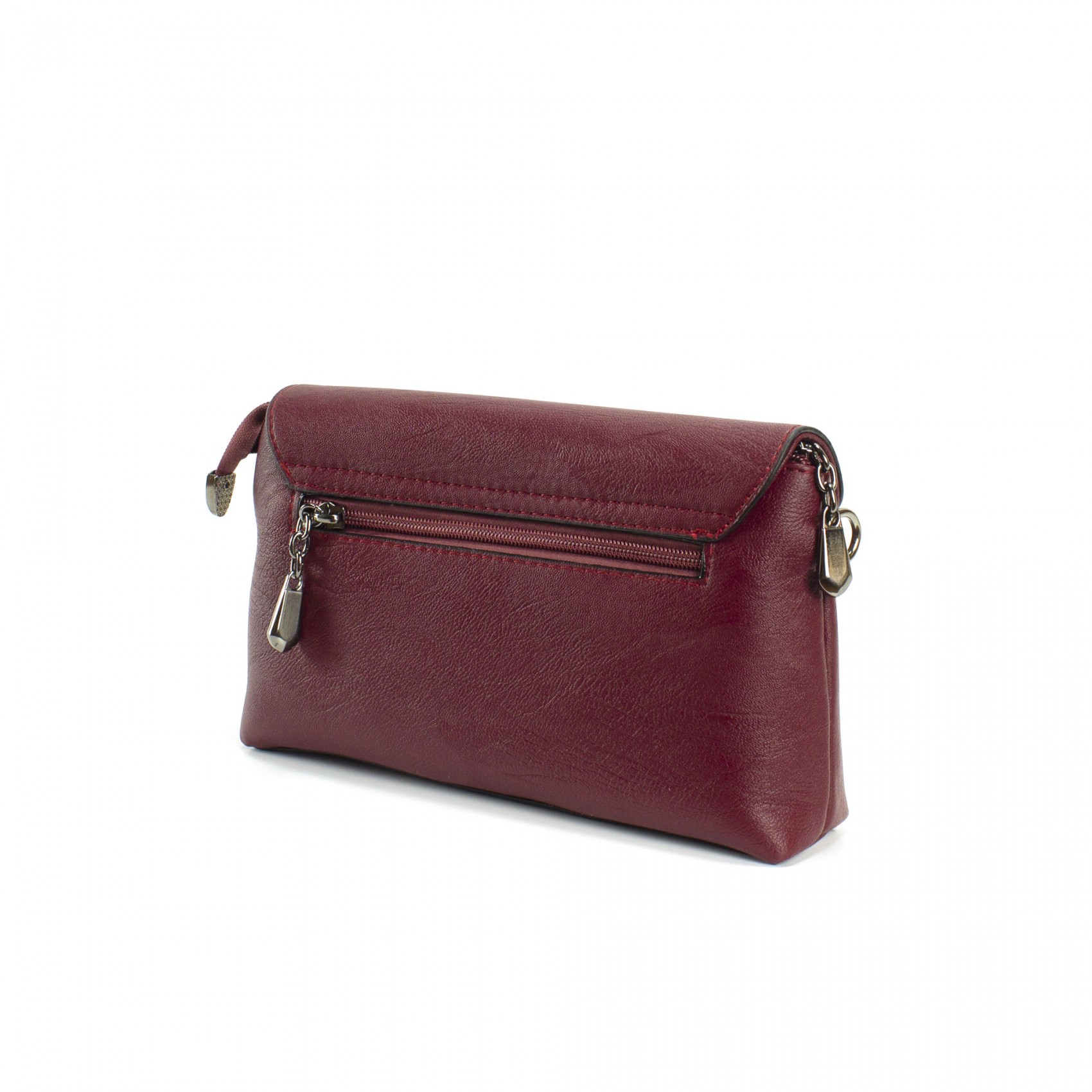 Женский клатч Emma бордовый