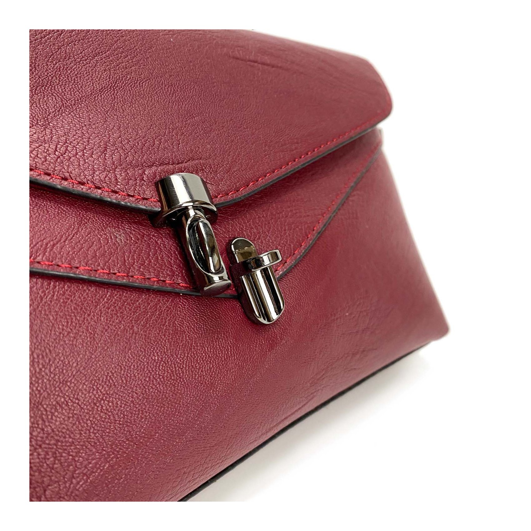 Жіночий клатч Emma бордовий