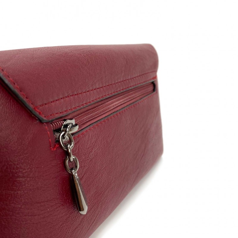 Жіночий клатч Emma бордовий - 6 фото