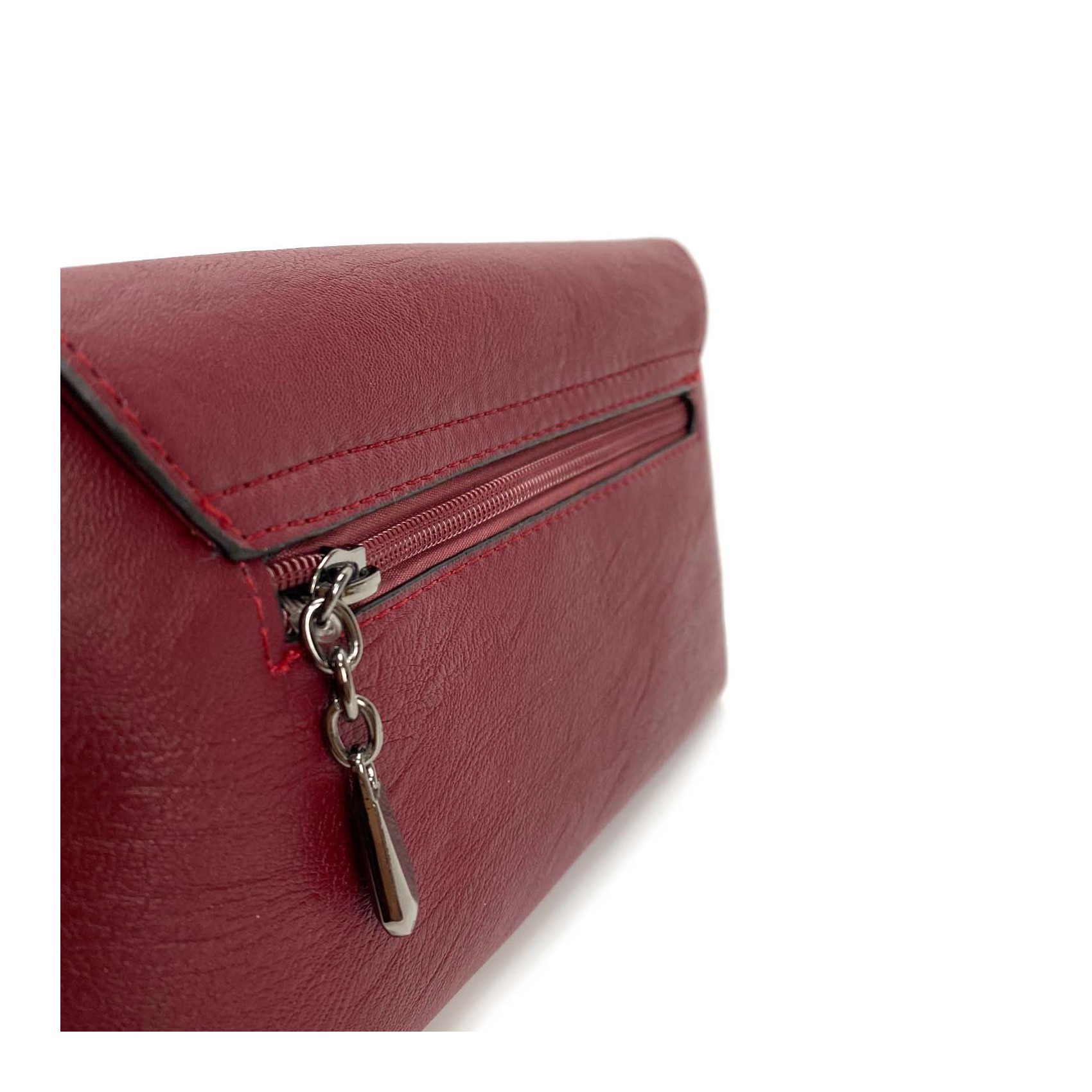 Женский клатч Emma бордовый
