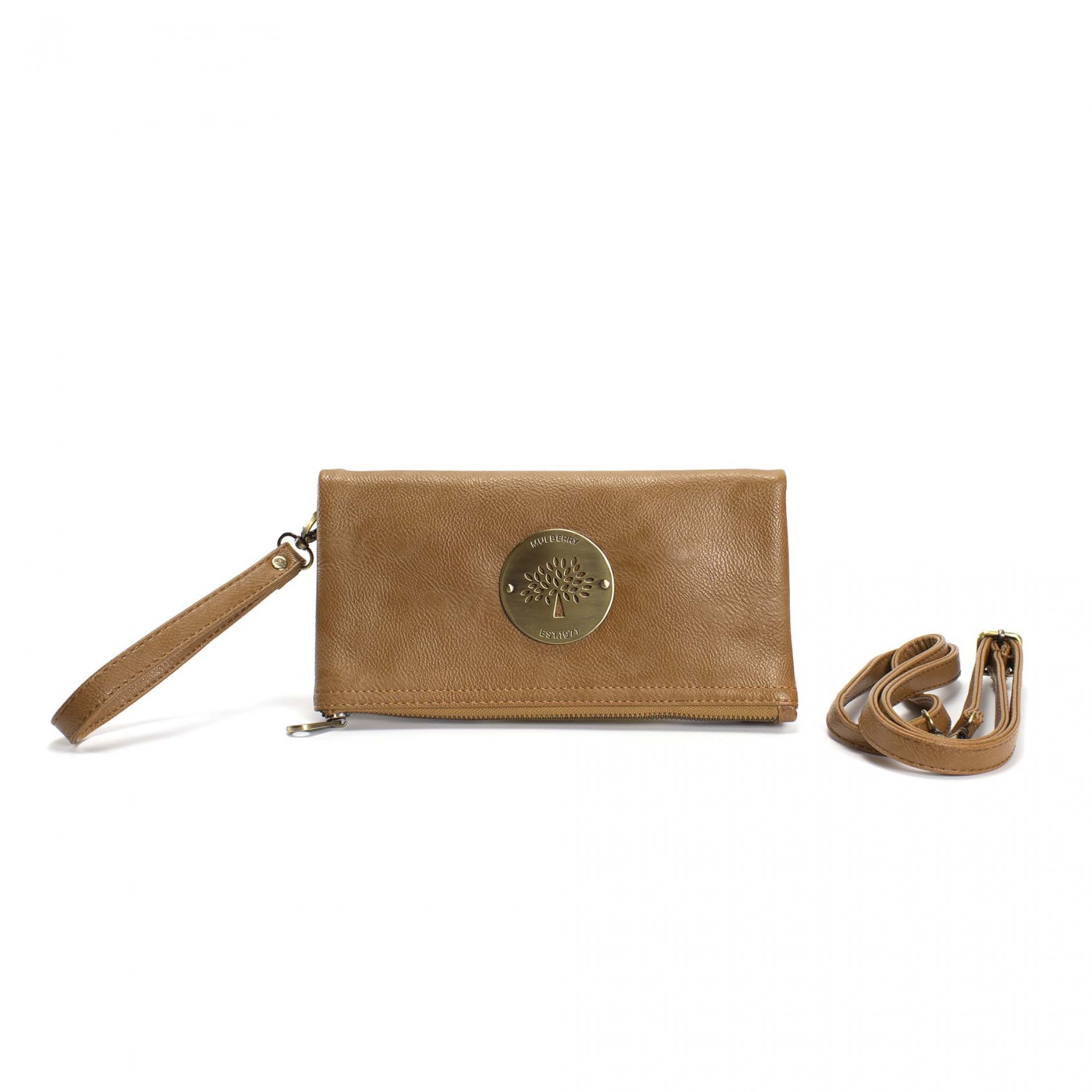 Жіночий Клатч MullPat світло-коричневий