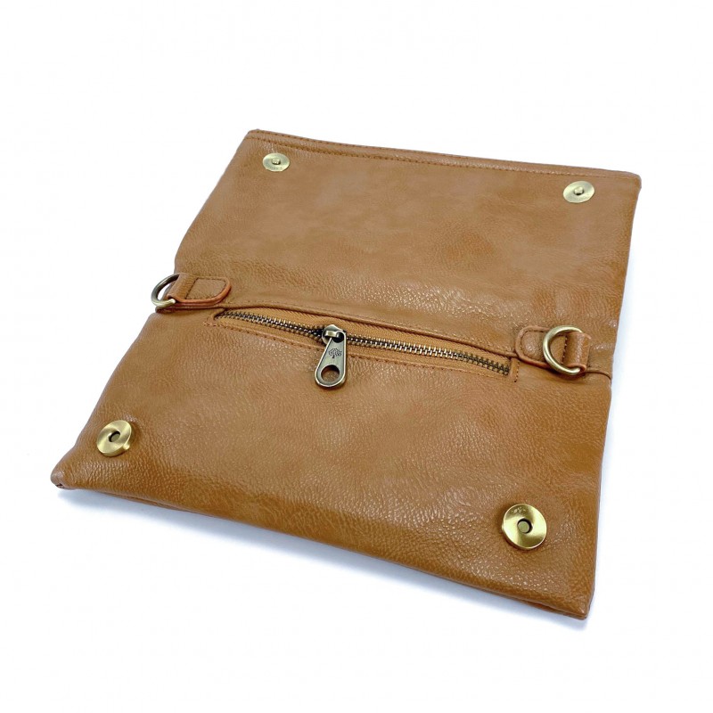 Жіночий Клатч MullPat світло-коричневий - 9 фото