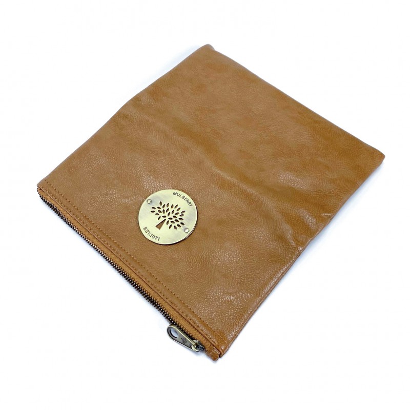 Жіночий Клатч MullPat світло-коричневий - 10 фото