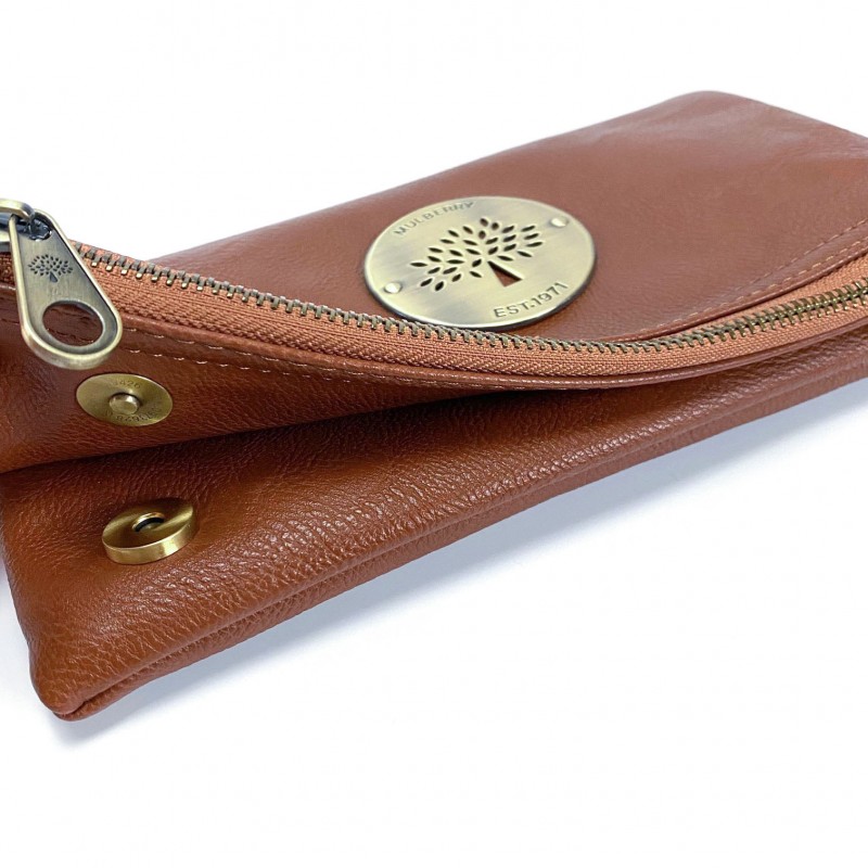 Женский Клатч MullPat коричневый - 5 фото