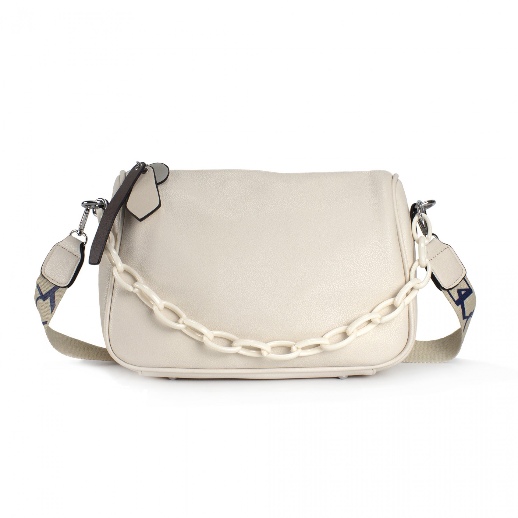 Женская сумка кросс боди Pamela молочная