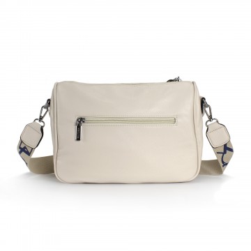Жіноча сумка крос боді Pamela молочна фото