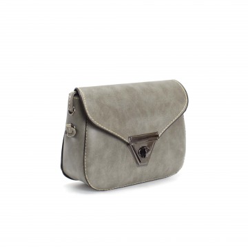 Женская сумка-клатч Jane серая фото