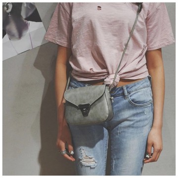 Жіноча сумка-клатч Jane сіра фото