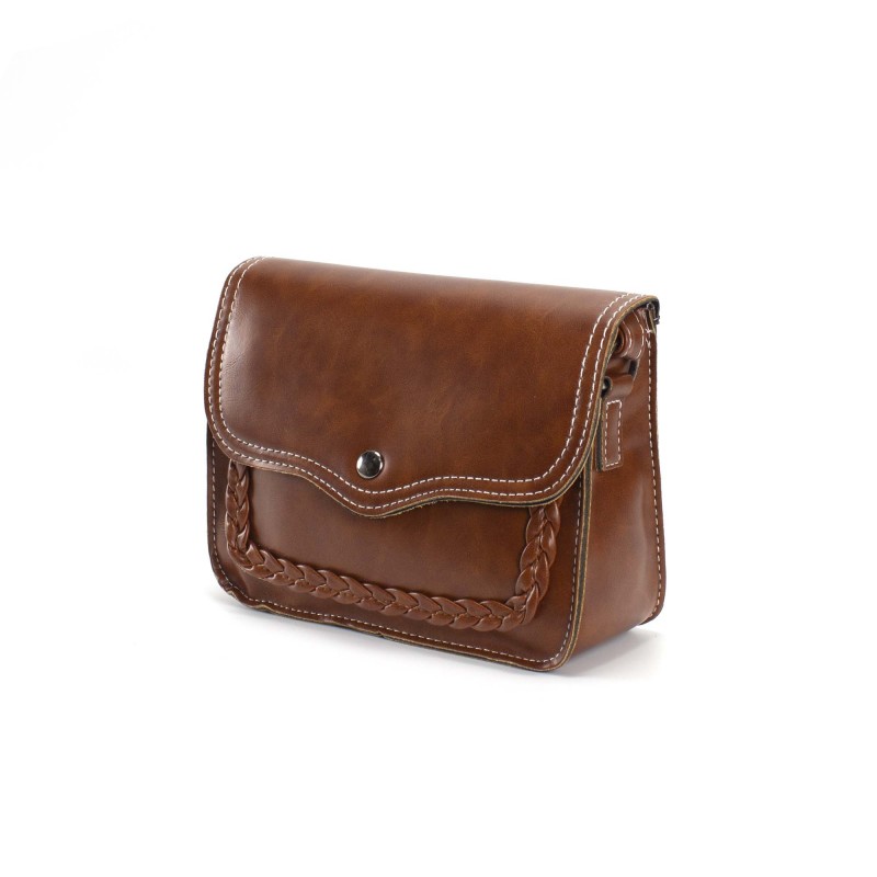 Жіноча сумка-клатч Barbara коричнева - 2 фото