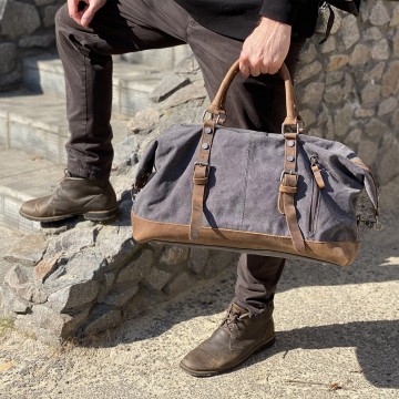 Чоловіча міська сумка Town графіт фото