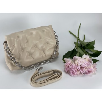 Жіноча сумка Jessie бежева фото