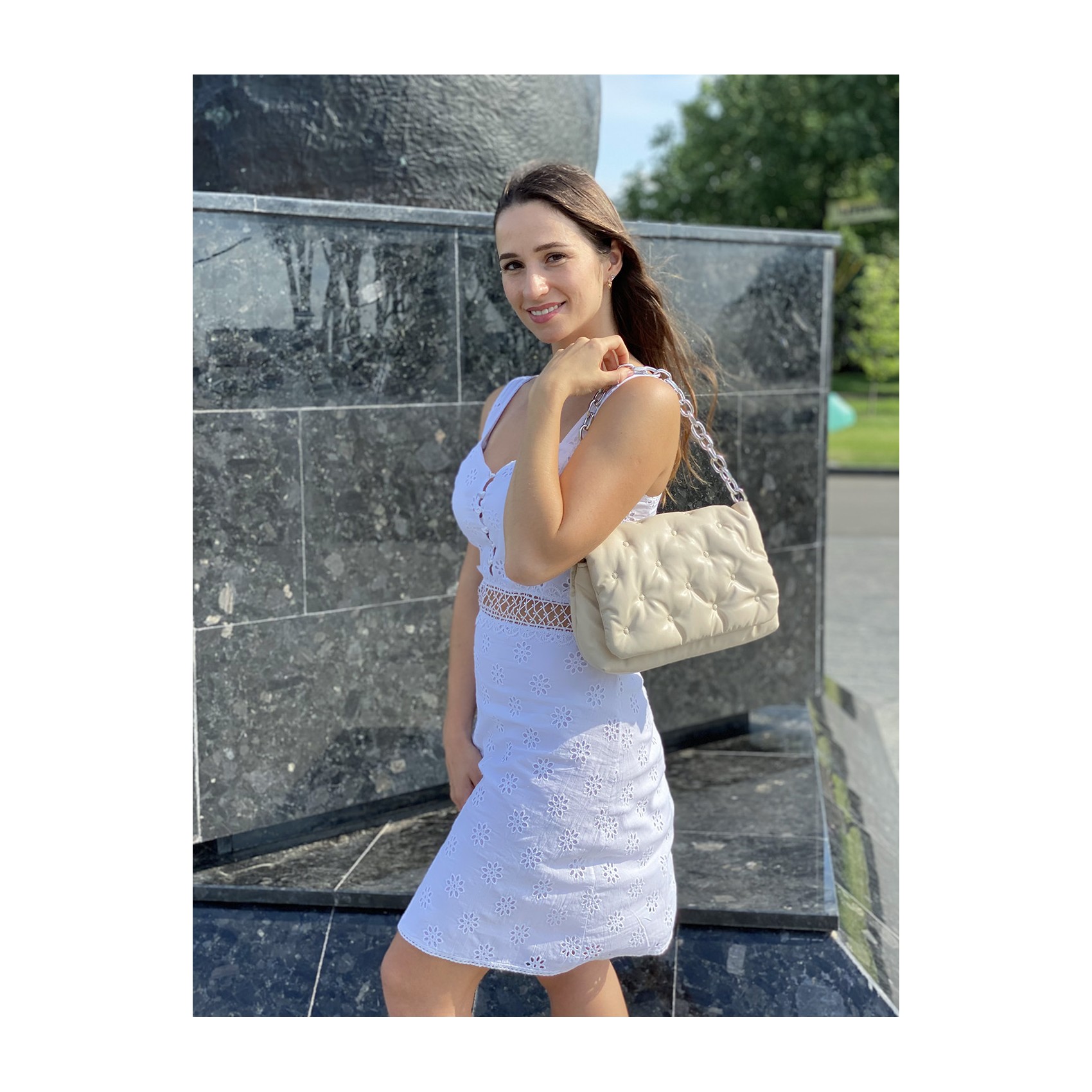 Женская сумка Jessie бежевая