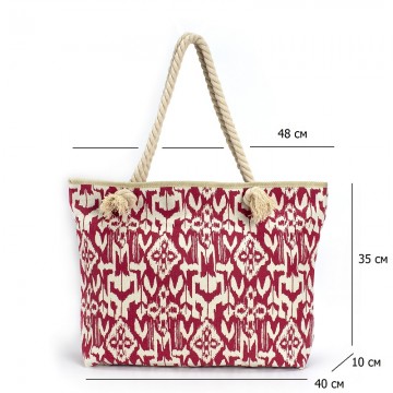 Сумка пляжна Rubin червона фото