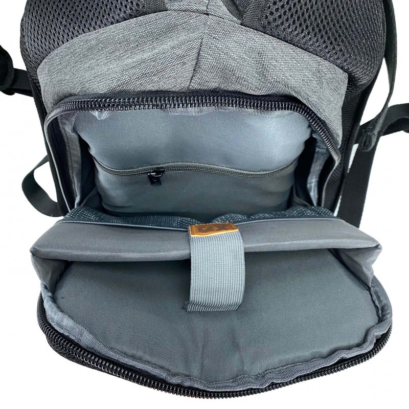 Чоловічий рюкзак Mackar Power сірий - 12 фото