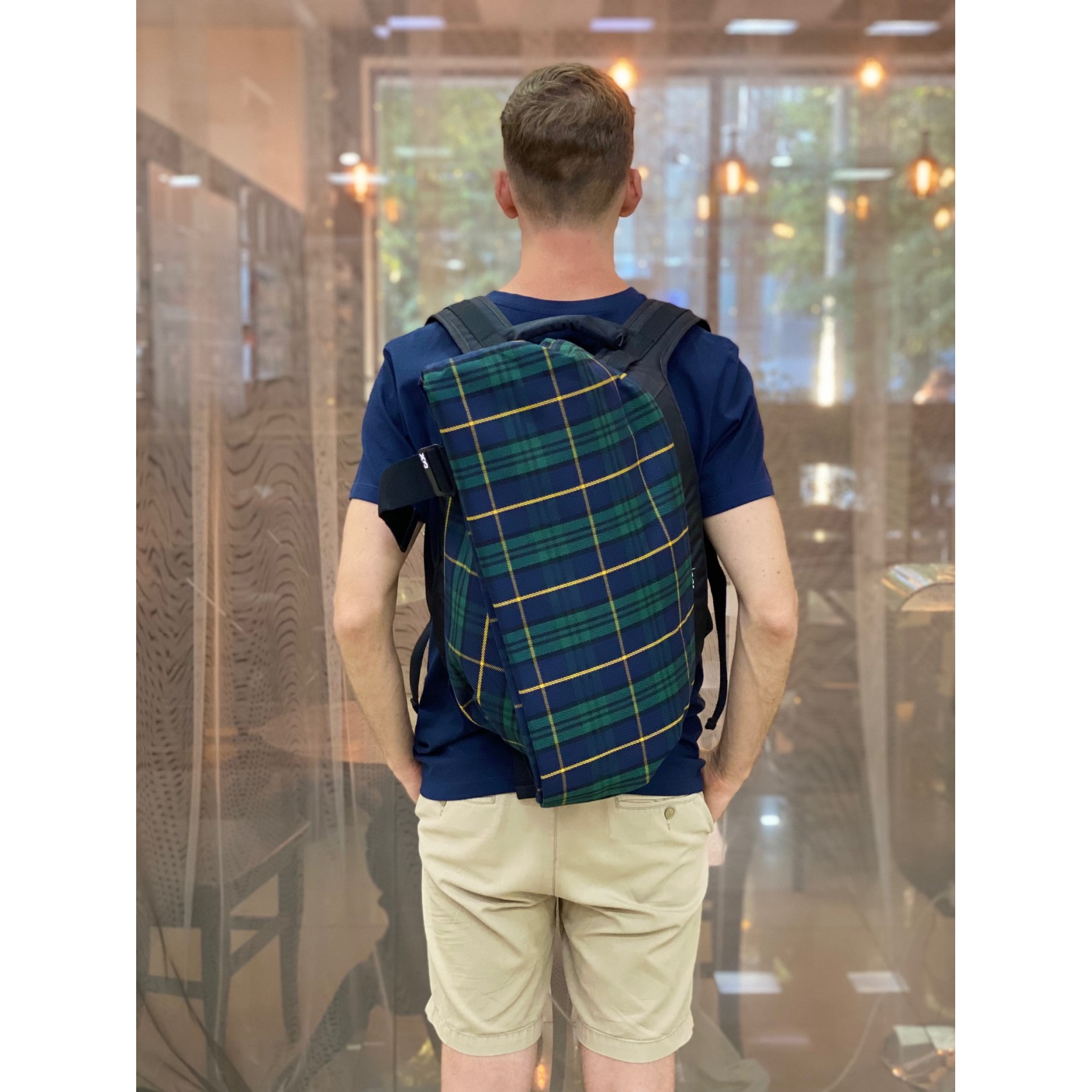 Чоловічий рюкзак Mackar Jazz синьо-зелений