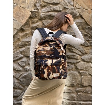 Рюкзак Force коричневый камуфляж фото