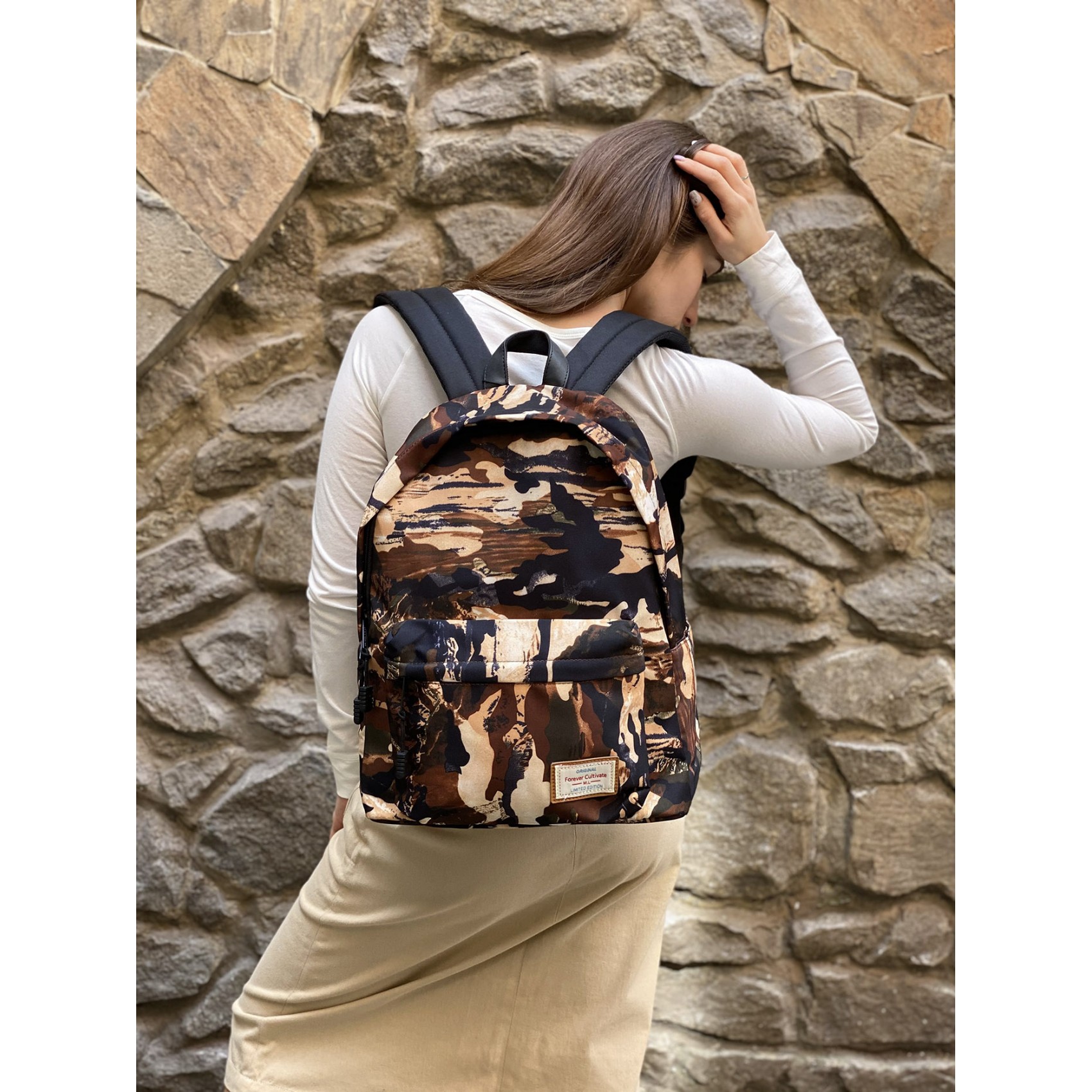 Рюкзак Force коричневый камуфляж