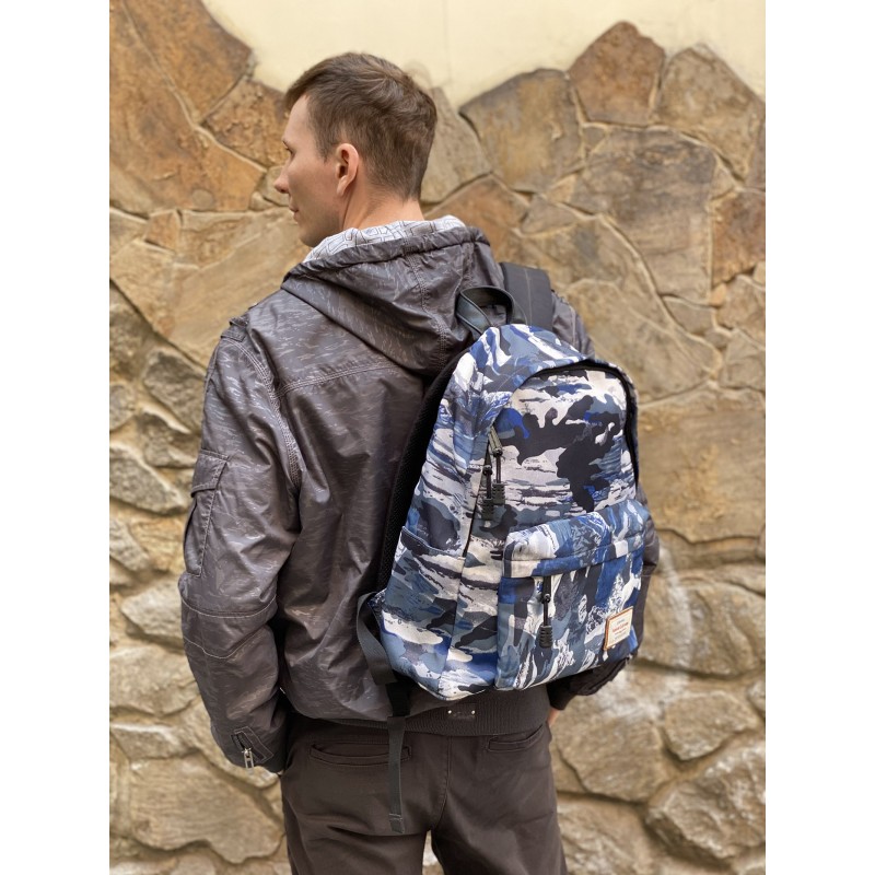 Рюкзак Force синий камуфляж - 5 фото