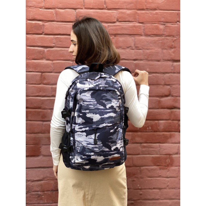 Рюкзак дорожный Military серый камуфляж - 7 фото