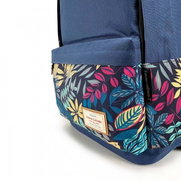 Жіночий рюкзак Leaves синій фото