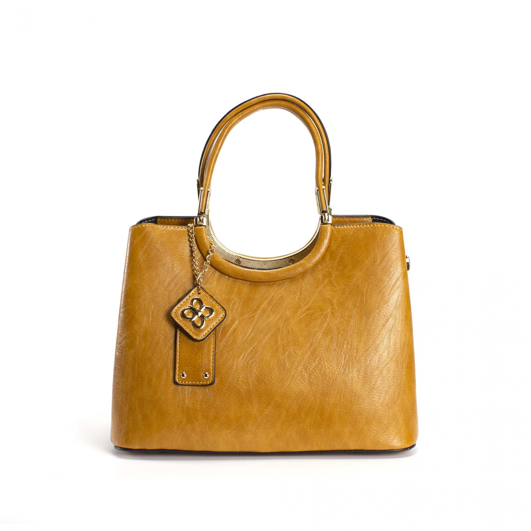 Женская классическая сумка Mary горчичная