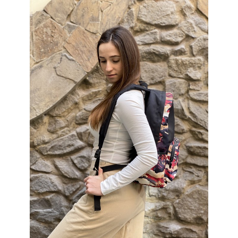 Рюкзак Galaxy бордовий камуфляж - 5 фото