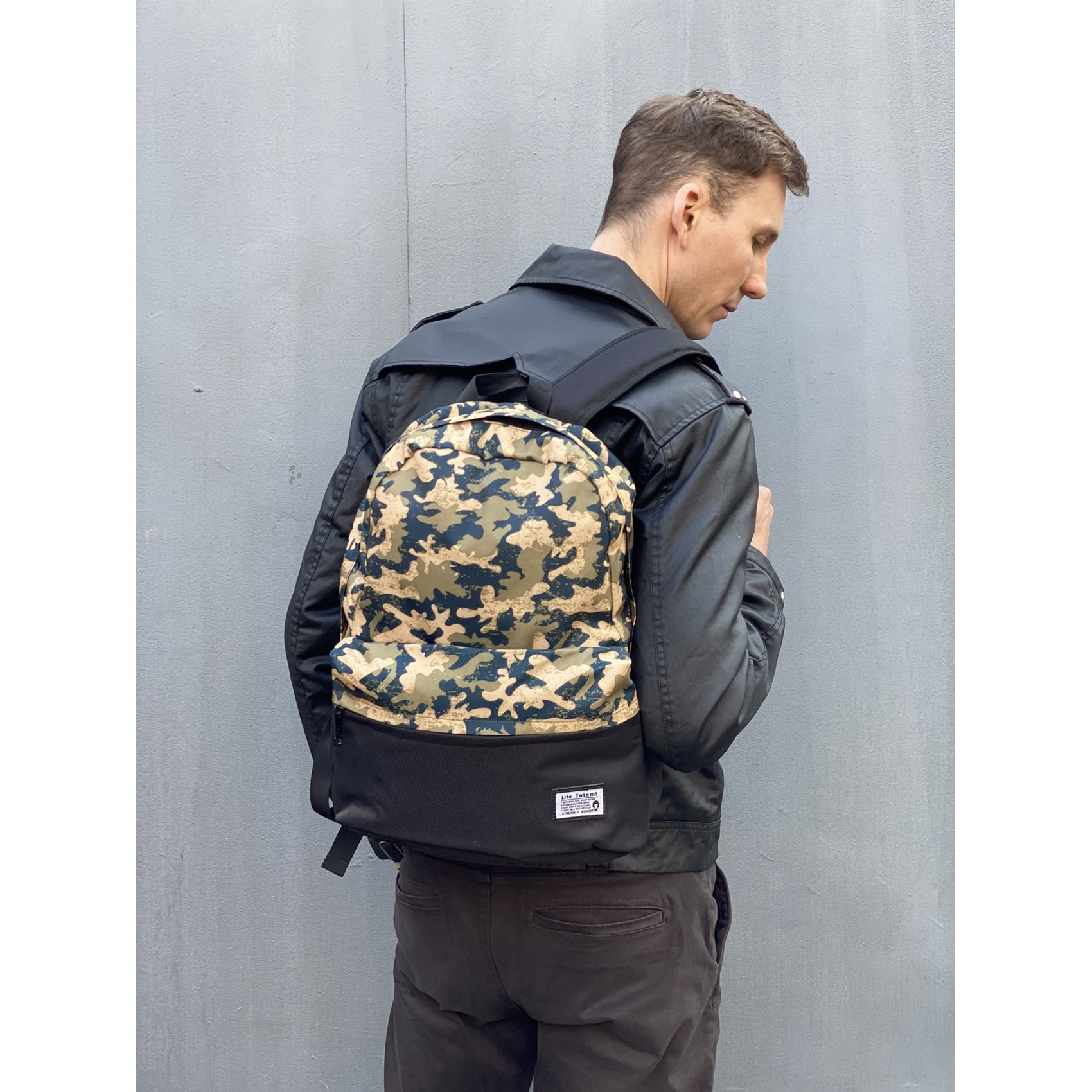 Рюкзак Battle зелений камуфляж