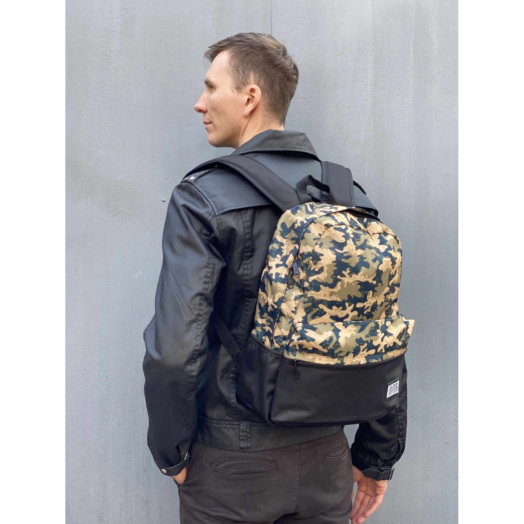 Рюкзак Battle зеленый камуфляж