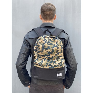 Рюкзак Battle зеленый камуфляж фото