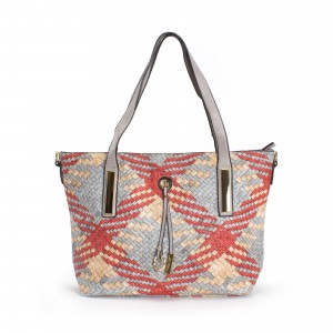 Жіноча сумка Sylvia сіро-бежева