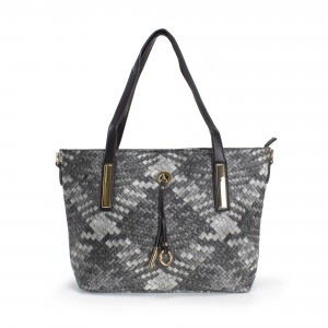 Жіноча сумка Sylvia сіро-чорна