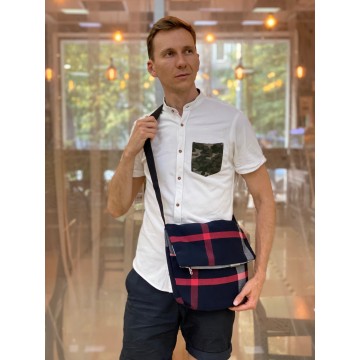 Мужская сумка Mackar World через плечо фото