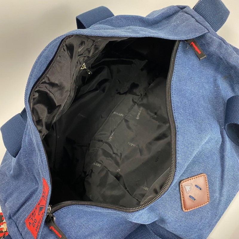 Чоловіча дорожня сумка Spywalk синя - 7 фото