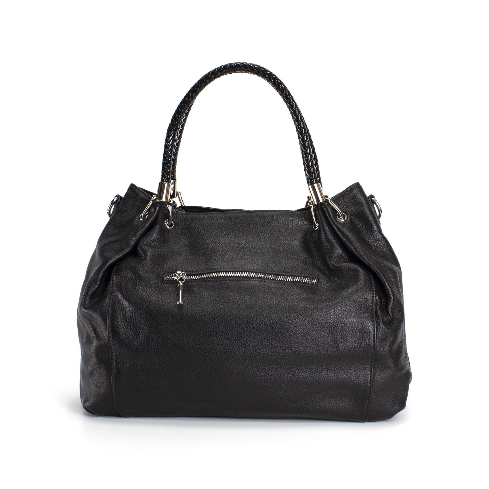 Женская кожаная сумка Brenda черная