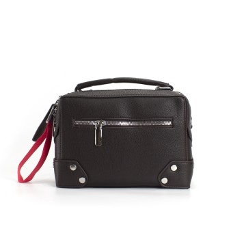 Жіноча сумка крос боді Paula кава фото