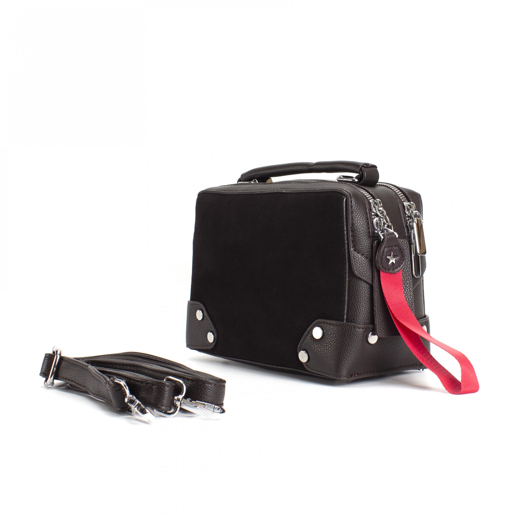 Женская сумка кросс боди Paula кофе