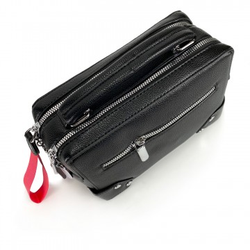 Жіноча сумка крос боді Paula чорна фото