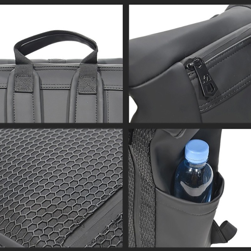 Мужской Рюкзак Mackar City черный - 12 фото