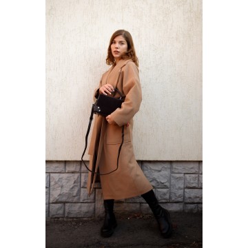 Жіноча сумка крос боді Paula кава фото