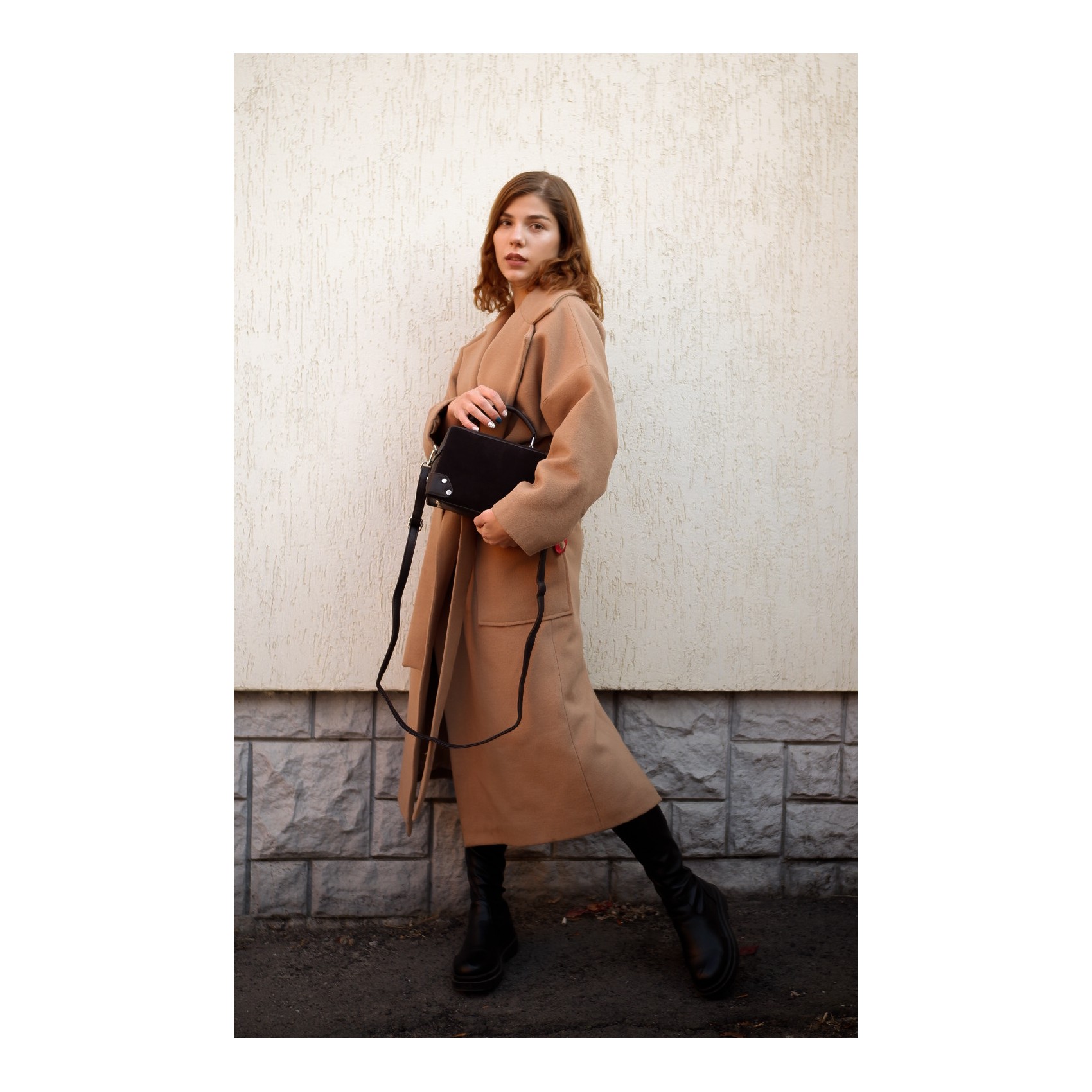 Жіноча сумка крос боді Paula кава