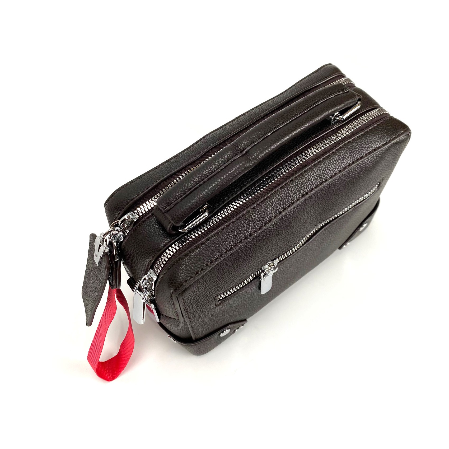 Женская сумка кросс боди Paula кофе